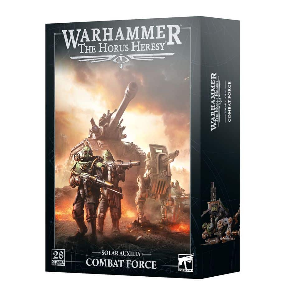 La Solar Auxilia Combat Force est un ajout majeur pour débuter ou compléter une armée de la Solar Auxilia pour écraser vos ennemis !!