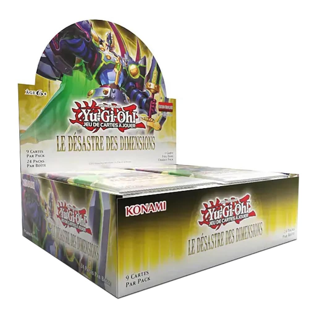 Yu-Gi-Oh Désastre des dimensions est la nouvelle extension de Yu-Gi-Oh incluant de nouvelles mécaniques de jeu et toujours de superbes cartes