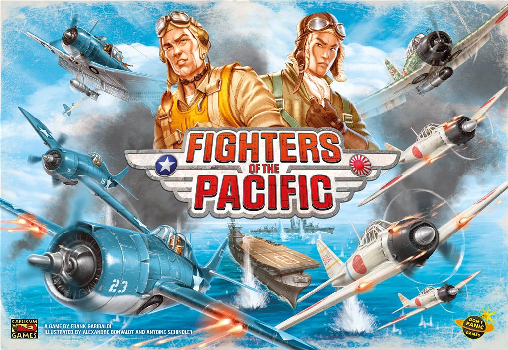 Fighters of the PacificFighters of the Pacific est un jeu de société qui plonge les joueurs en plein cœur des grandes batailles aéronavales de la Seconde Guerre mondiale