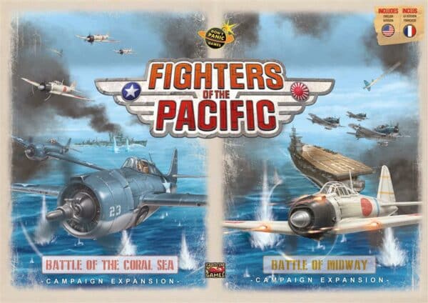 Fighters of the PacificFighters of the Pacific est un jeu de société qui plonge les joueurs en plein cœur des grandes batailles aéronavales de la Seconde Guerre mondiale