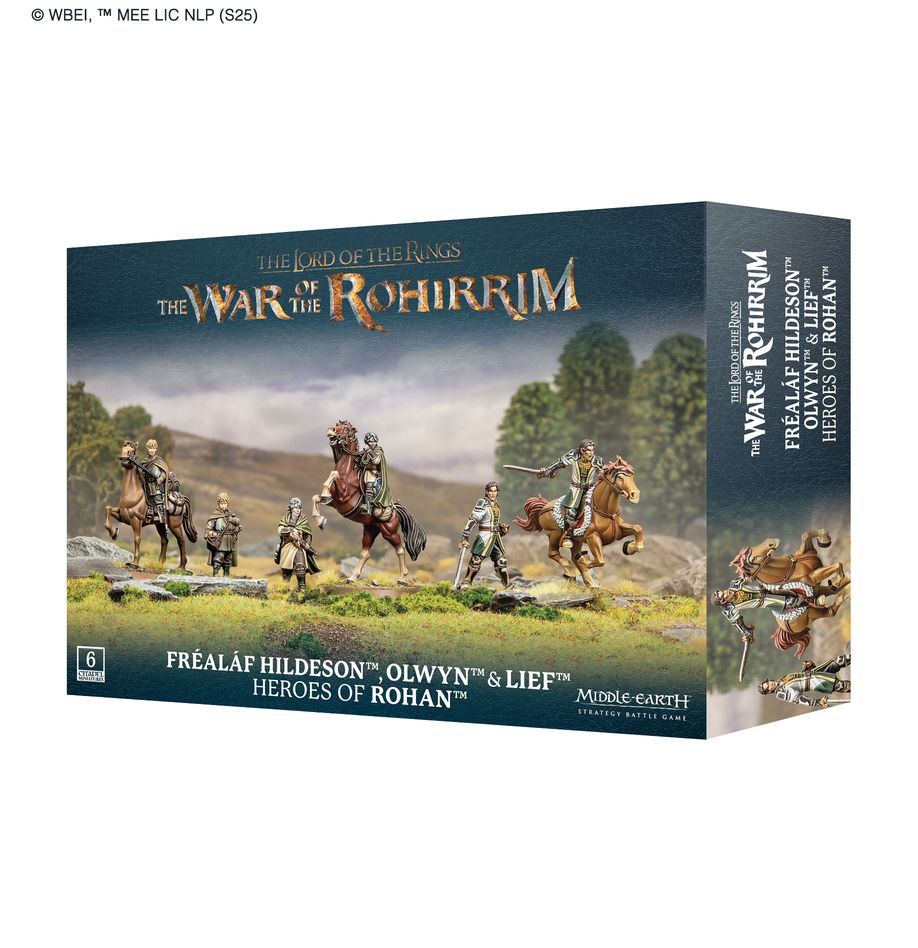 Découvrez Fréalaf Hildeson & Olwyn & Lief, trois des plus grands héros du Rohan, qui se sont tenus aux côtés des seigneurs des chevaux.