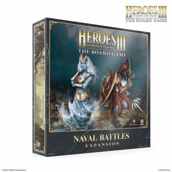 Heroes of Might and Magic III - Naval Battle Expansion est l'une des formidables extensions pour cet inoubliable jeu maintenant adapté en jeu de plateau