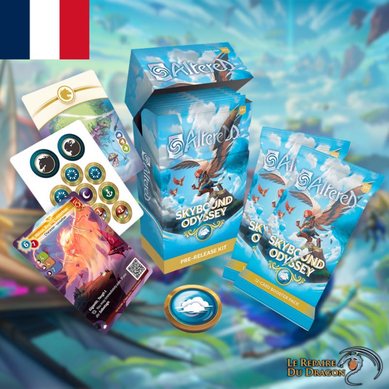 Découvrez le nouveau TCG Altered avec les Display Odyssée des Cieux, une occasion simple de se lancer dans ce futur grand nom des TCG en France