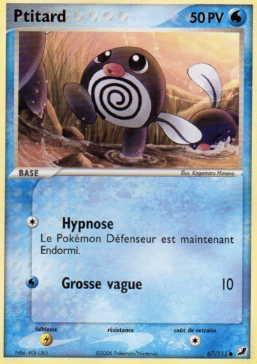 La carte à l'unité Pokémon est un moyen simple et original de collectionner votre série préféré. Les cartes sont protégées.