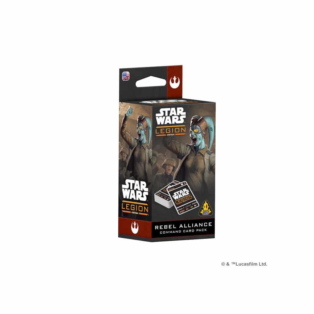 Rebel Alliance Command Card Pack EN est la prochaine sortie pour Star Wars Legion et sa nouvelle version de ce jeu fantastique