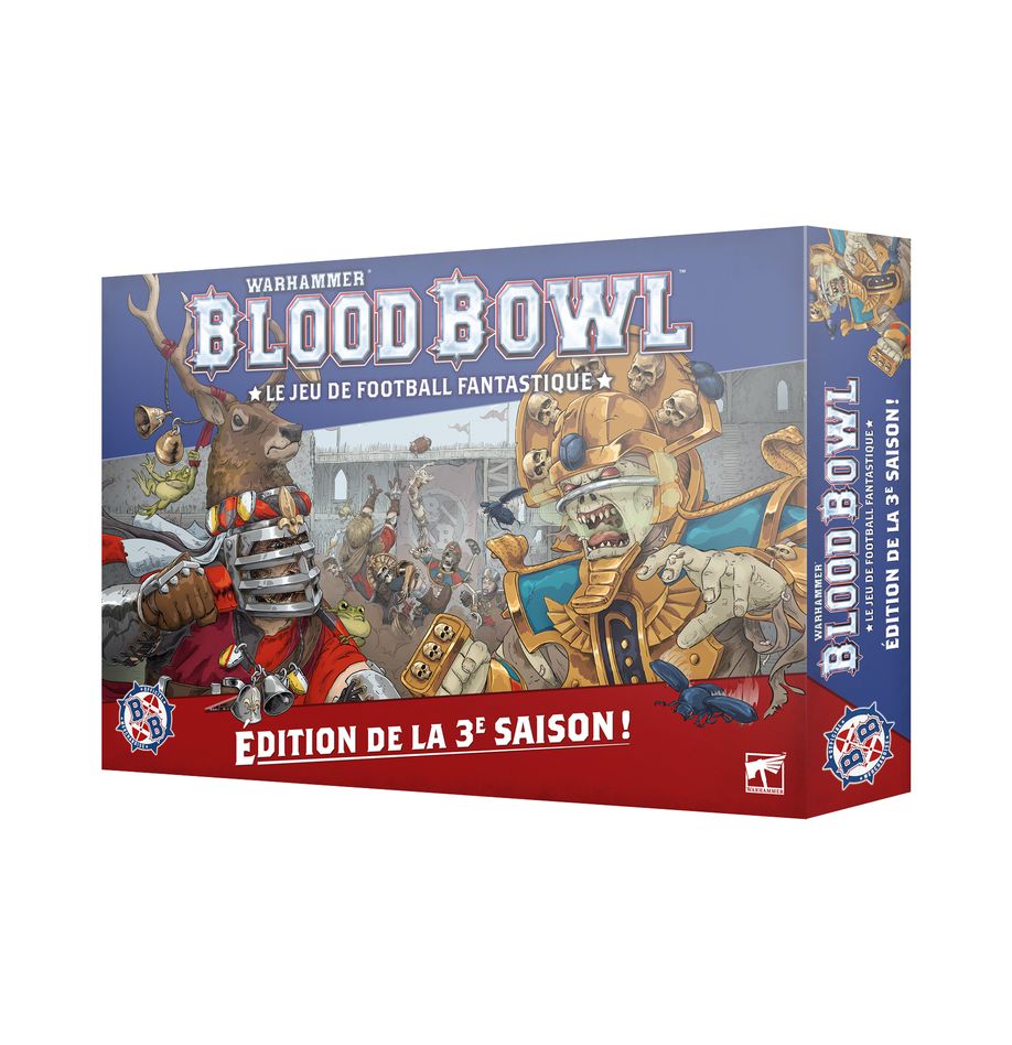 Plongez dans Blood bowl Saison 3 : nouvelles équipes, figurines détaillées et règles remaniées pour des affrontements plus spectaculaires que jamais !