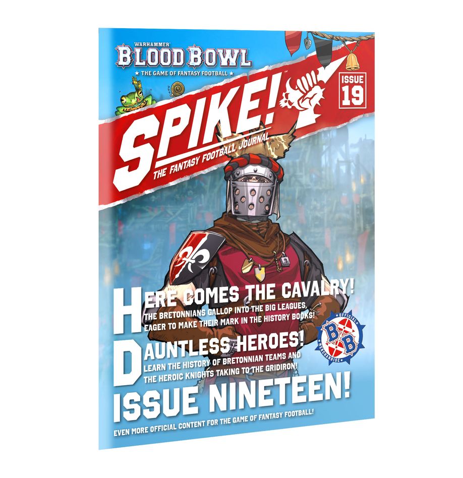 Lisez et découvrez les nouveautés avec le Blood Bowl Spike ! Journal 19, le magazine spécial pour Blood Bowl Saison 3 !!!!!
