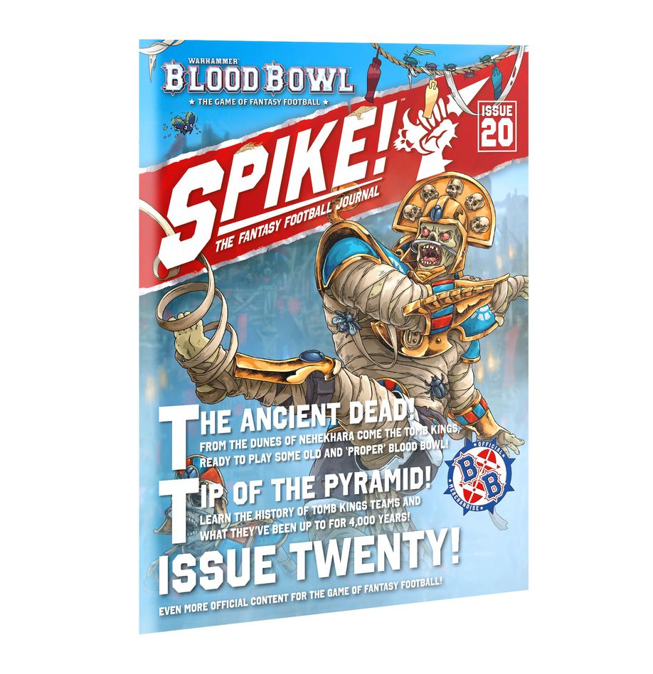 Lisez et découvrez les nouveautés avec le Blood Bowl Spike ! Journal 20, le magazine spécial pour Blood Bowl Saison 3 !!!!!