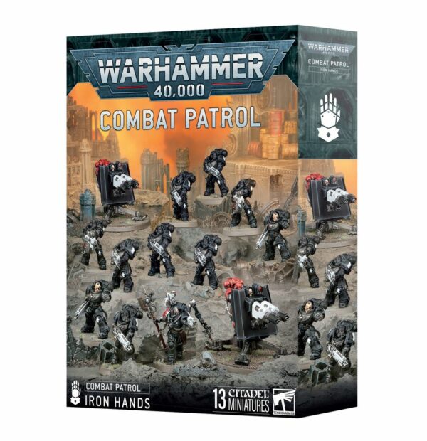 Iron Hands : Combat Patrol accompagne les nouvelles figurines de games workshop et vient etoffer encore le format patrouille