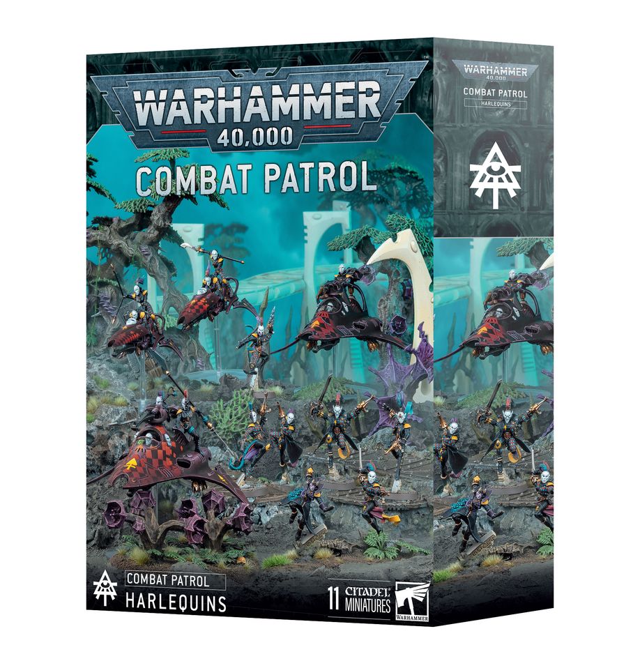 Arlequins : Combat Patrol accompagne les nouvelles figurines de games workshop et vient etoffer encore le format patrouille