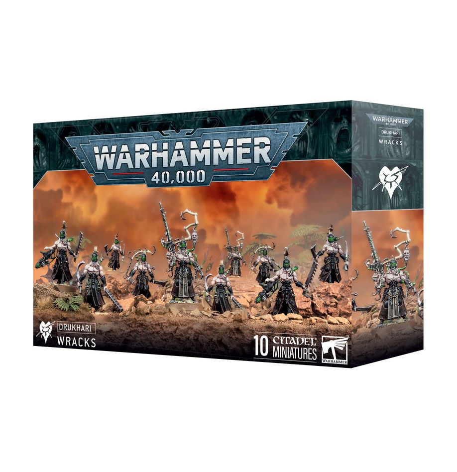 Drukhari : Gorgones/Wracks accompagne les nouvelles figurines de games workshop de ce peuple obsédé par la douleur et la souffrance