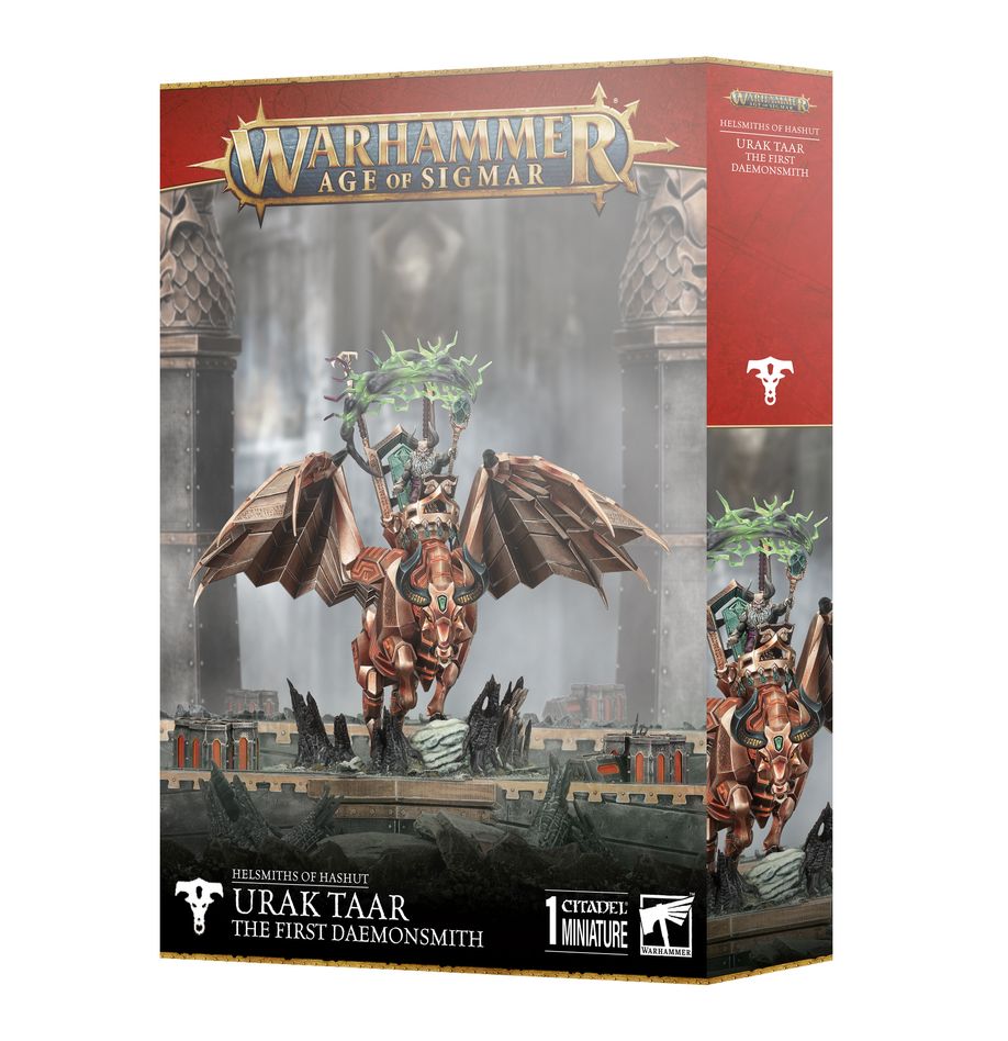 On dit de Helsmiths of Hashut Urak Taar the First Daemonsmith qu’il apprit à asservir les démons de la bouche de Hashut lui-même