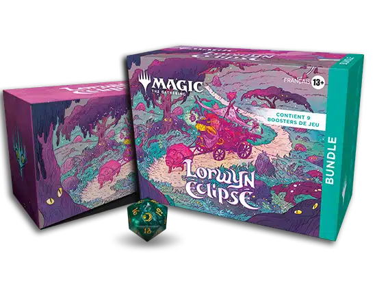 Magic Bundle Gift Lorwynn Eclipsé qui accompagne cette nouvelle edition de Magic dans l'univers et l'esprit de Lorwynn