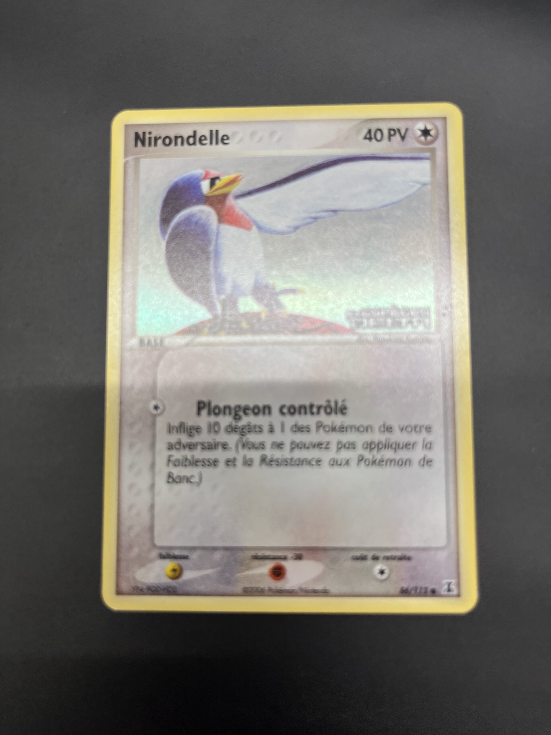 Nirondelle reverse 86/113 Espèce delta – Image 2