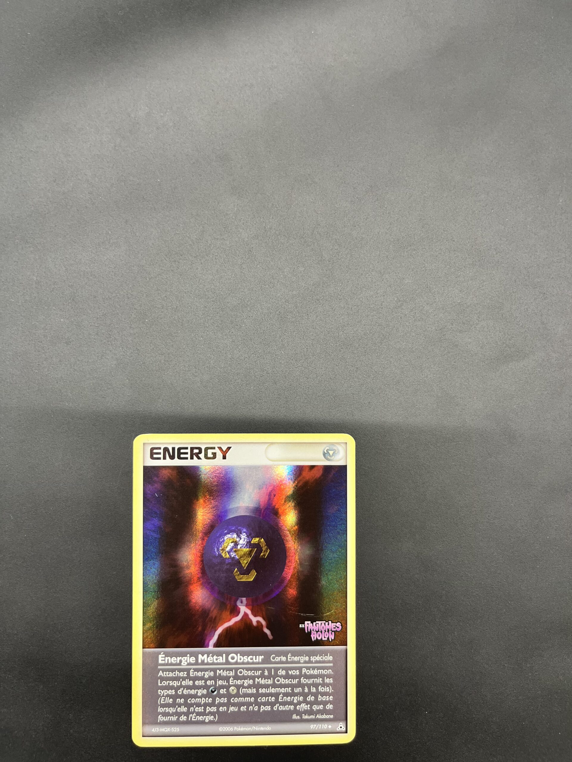 Énergie Métal Obscur reverse 97/110 Fantomes Holon – Image 2