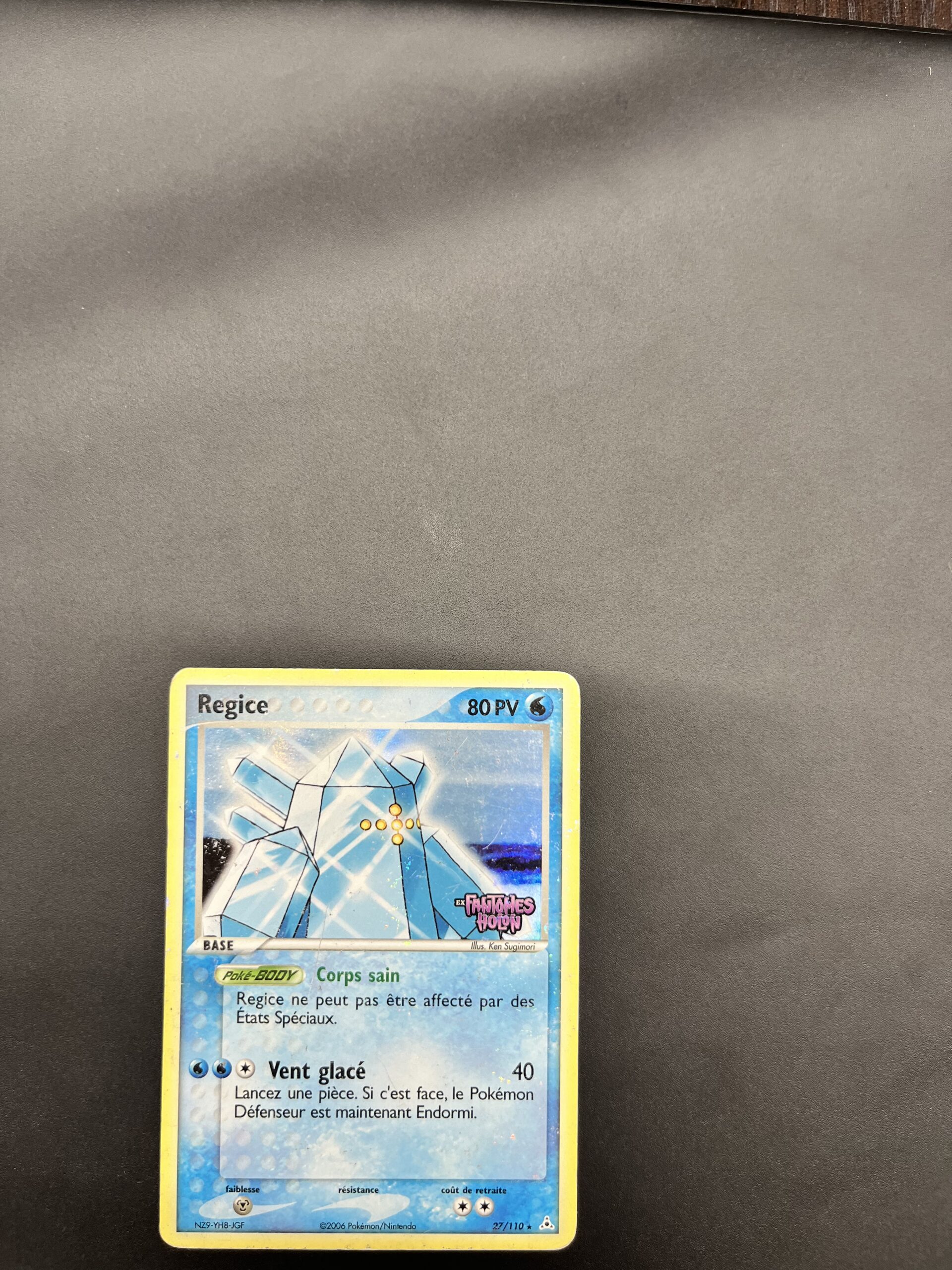 Regice reverse 27/110 Fantomes Holon – Image 2