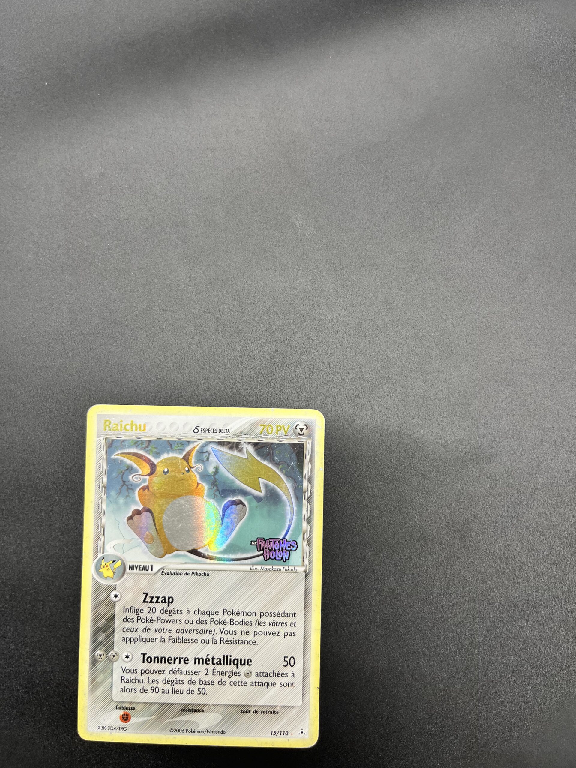 Raichu reverse 15/110 Fantomes Holon – Image 2