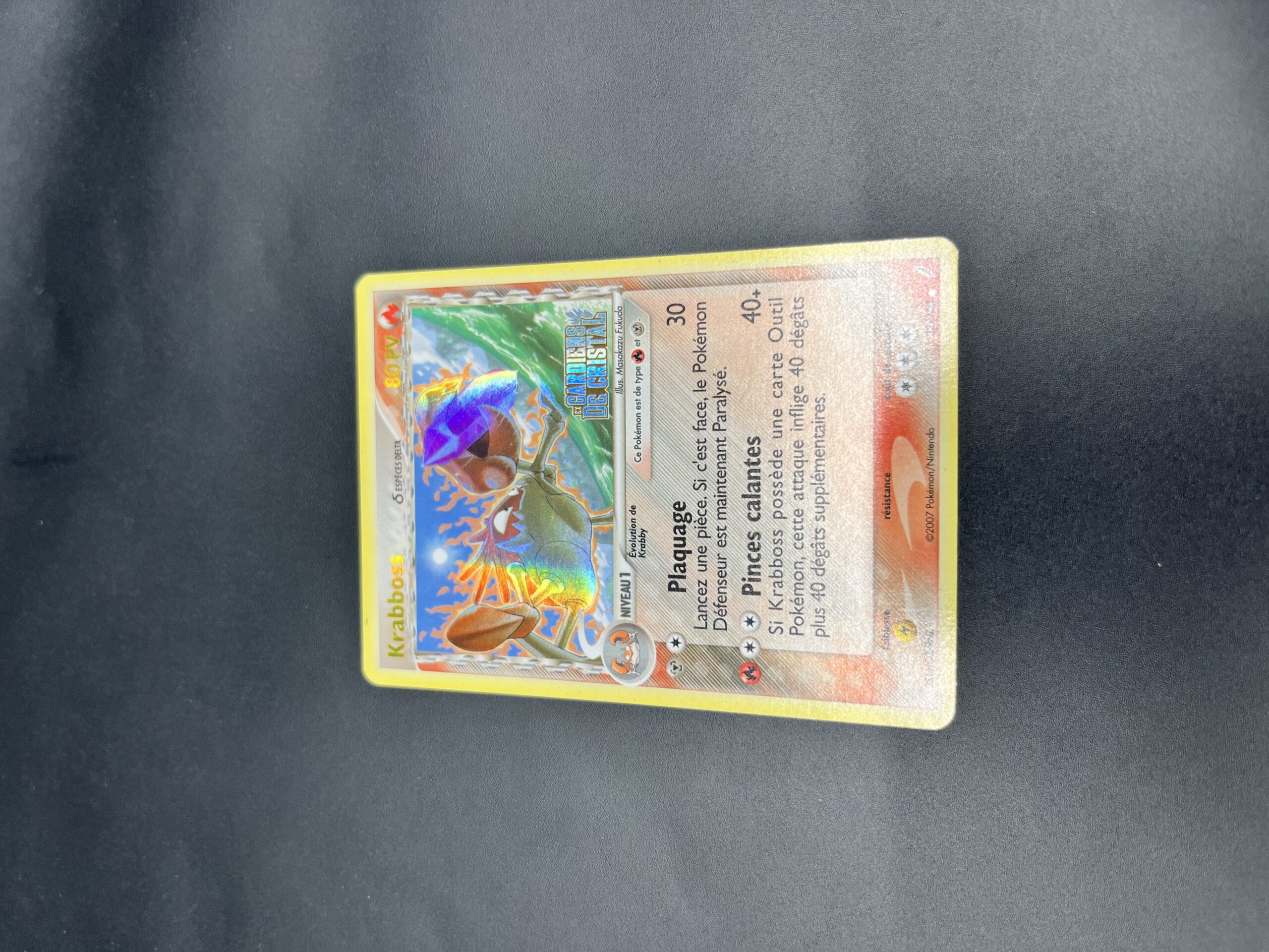 Krabboss reverse 22/100 Gardiens de cristal – Image 2