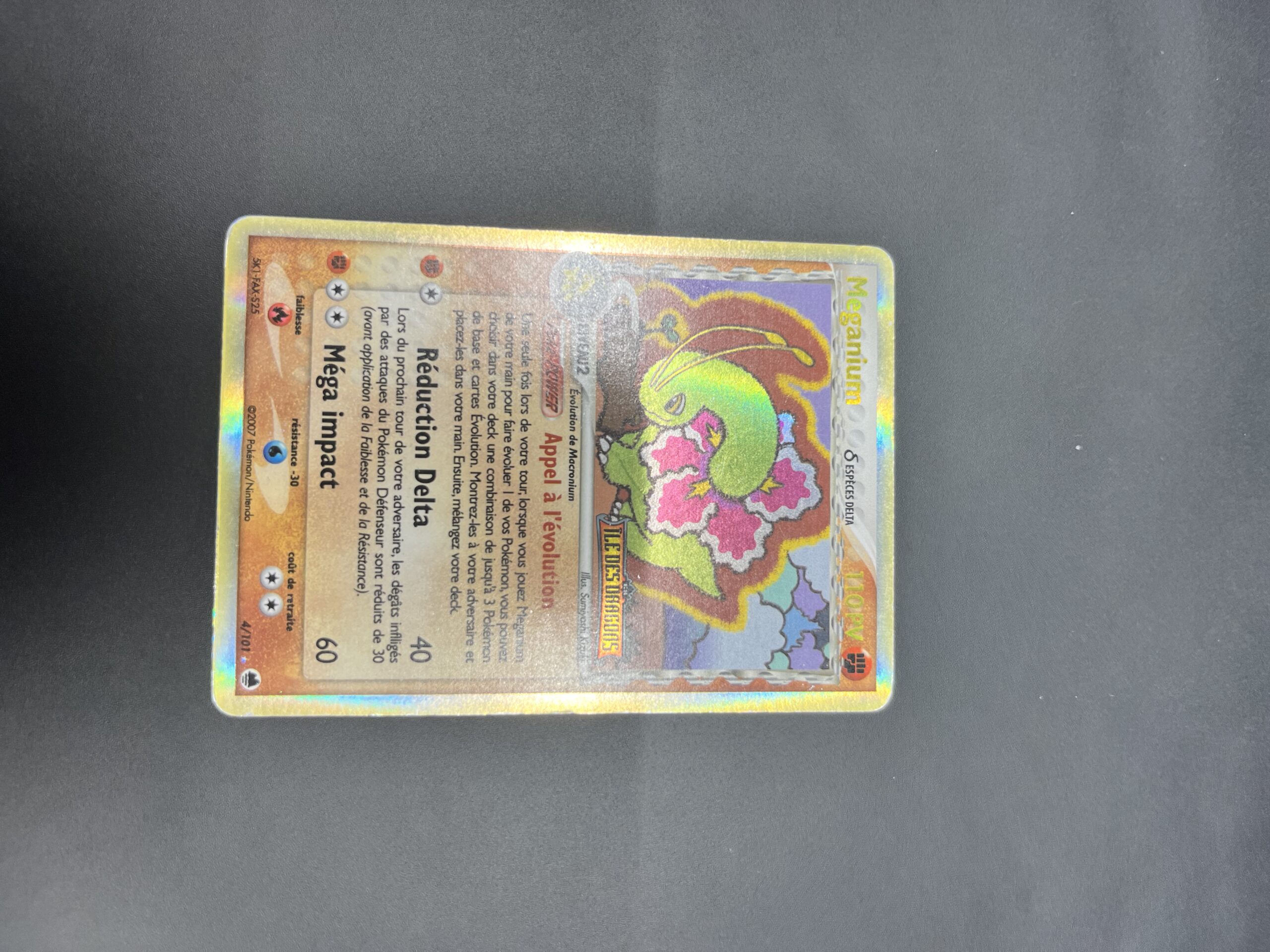 Meganium reverse 04/101 Ile des dragons – Image 3