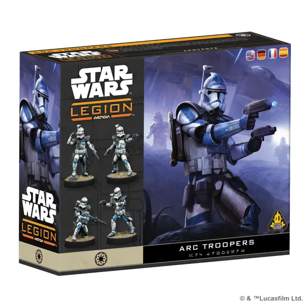 Star wars Legion : ARC Troopers est la prochaine sortie pour Star Wars Legion et sa nouvelle version de ce jeu fantastique