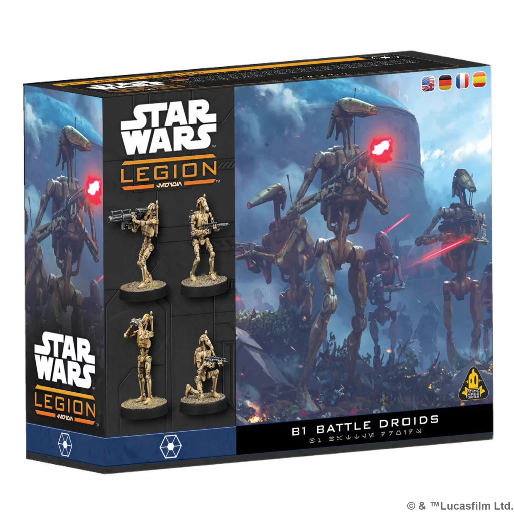 Star wars Legion : B1 Battle Droid est la prochaine sortie pour Star Wars Legion et sa nouvelle version de ce jeu fantastique