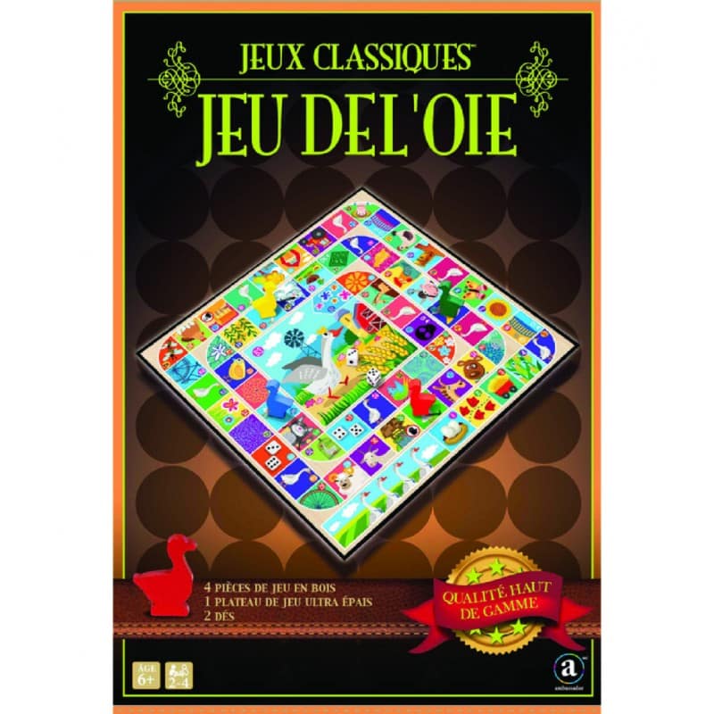 Jeu de l'oie Classic fait partie d'une selection de jeux emblématiques de notre enfance que nous avons selectionné pour vous