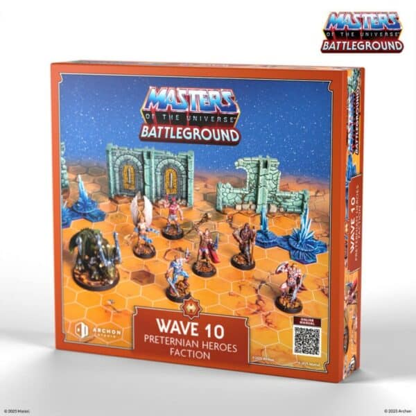 Masters of the Universe Vague 10 : Preternian Heroes contient de nouvelles figurines et cartes pour ce superbe nouveau jeu de figurines