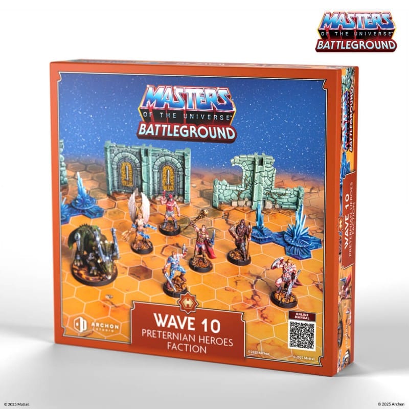 Masters of the Universe Vague 10 : Preternian Heroes contient de nouvelles figurines et cartes pour ce superbe nouveau jeu de figurines