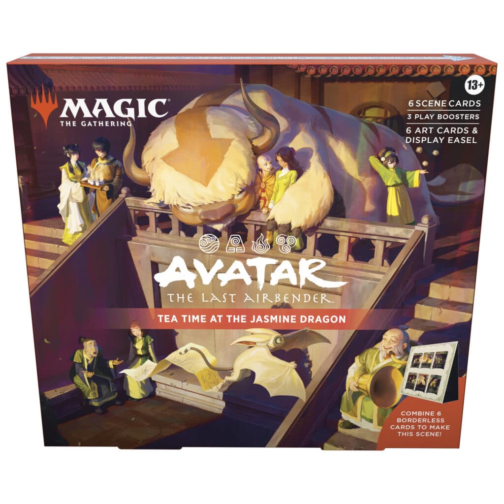 Découvrez Magic Avatar: The Last Airbender - Tea Time at the Jasmine Dragon qui accompagne cette nouvelle edition de Magic dans l'univers et l'esprit d'avatar