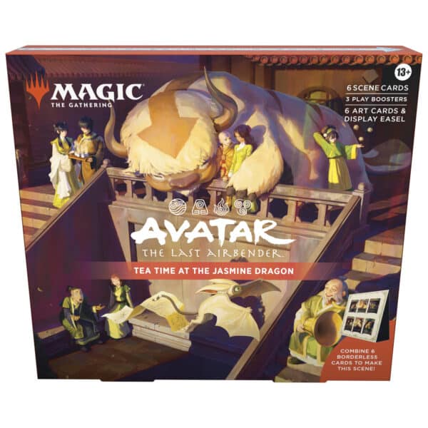 Découvrez Magic Avatar: The Last Airbender - Tea Time at the Jasmine Dragon qui accompagne cette nouvelle edition de Magic dans l'univers et l'esprit d'avatar