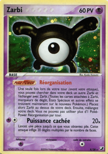 La carte à l'unité Pokémon est un moyen simple et original de collectionner votre série préféré. Les cartes sont protégées.
