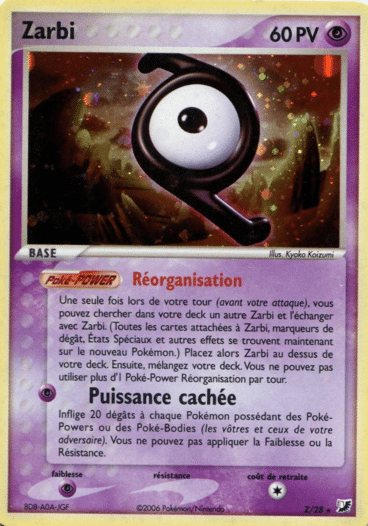 La carte à l'unité Pokémon est un moyen simple et original de collectionner votre série préféré. Les cartes sont protégées.