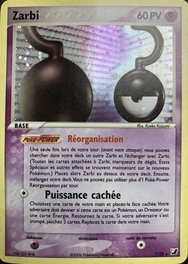 La carte à l'unité Pokémon est un moyen simple et original de collectionner votre série préféré. Les cartes sont protégées.