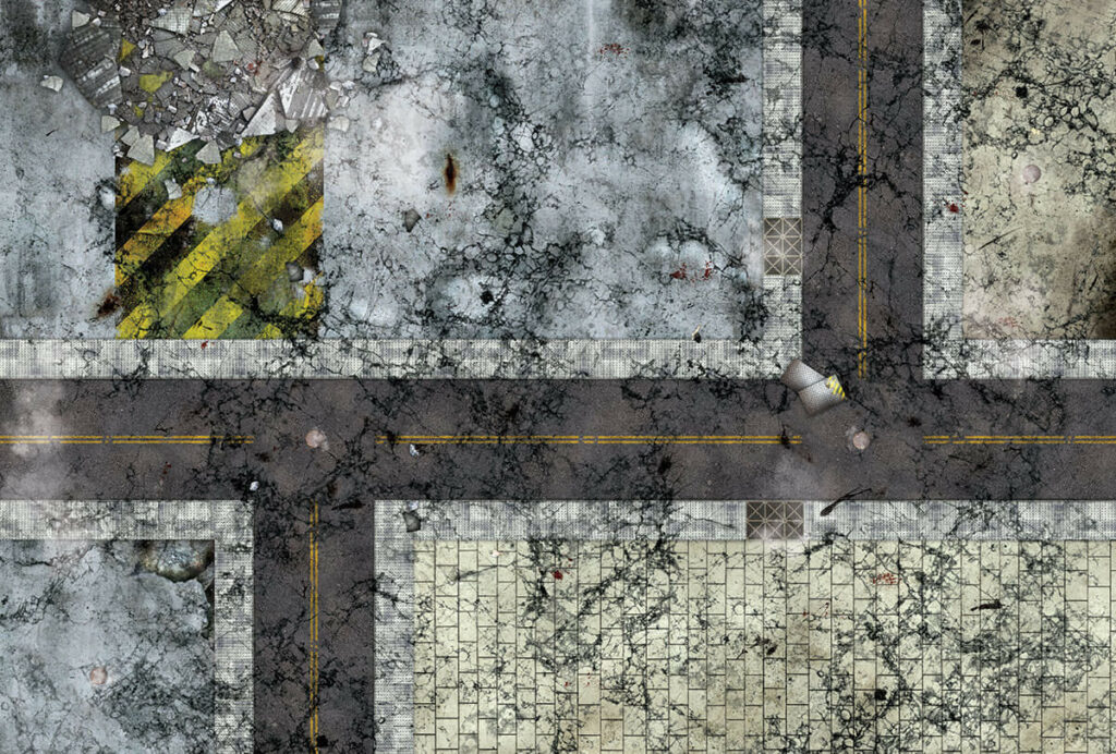 Découvrez W40k V10 Battlemat Urban Ambush , les marqueurs d'objectifs de Torek au design epoustoufflant