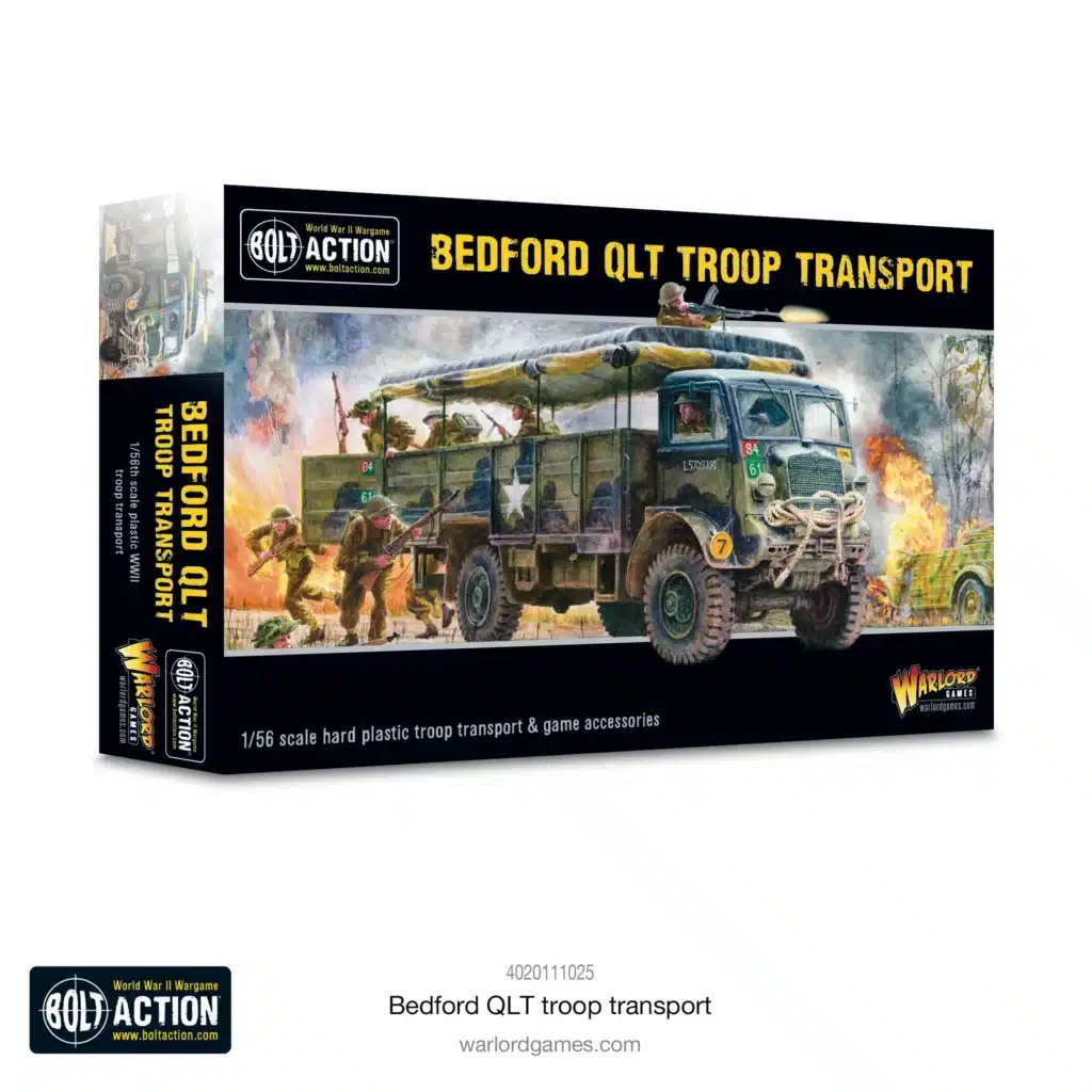 Bolt Action Bedford QLT Transport vous permettent de revivre la bataille emblématique des Ardennes ou autre batailles de la deuxieme guerre mondiale