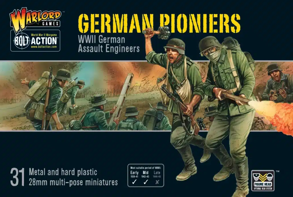 Bolt Action German Pioniers vous permettent de revivre la bataille emblématique des Ardennes de la deuxieme guerre mondiale