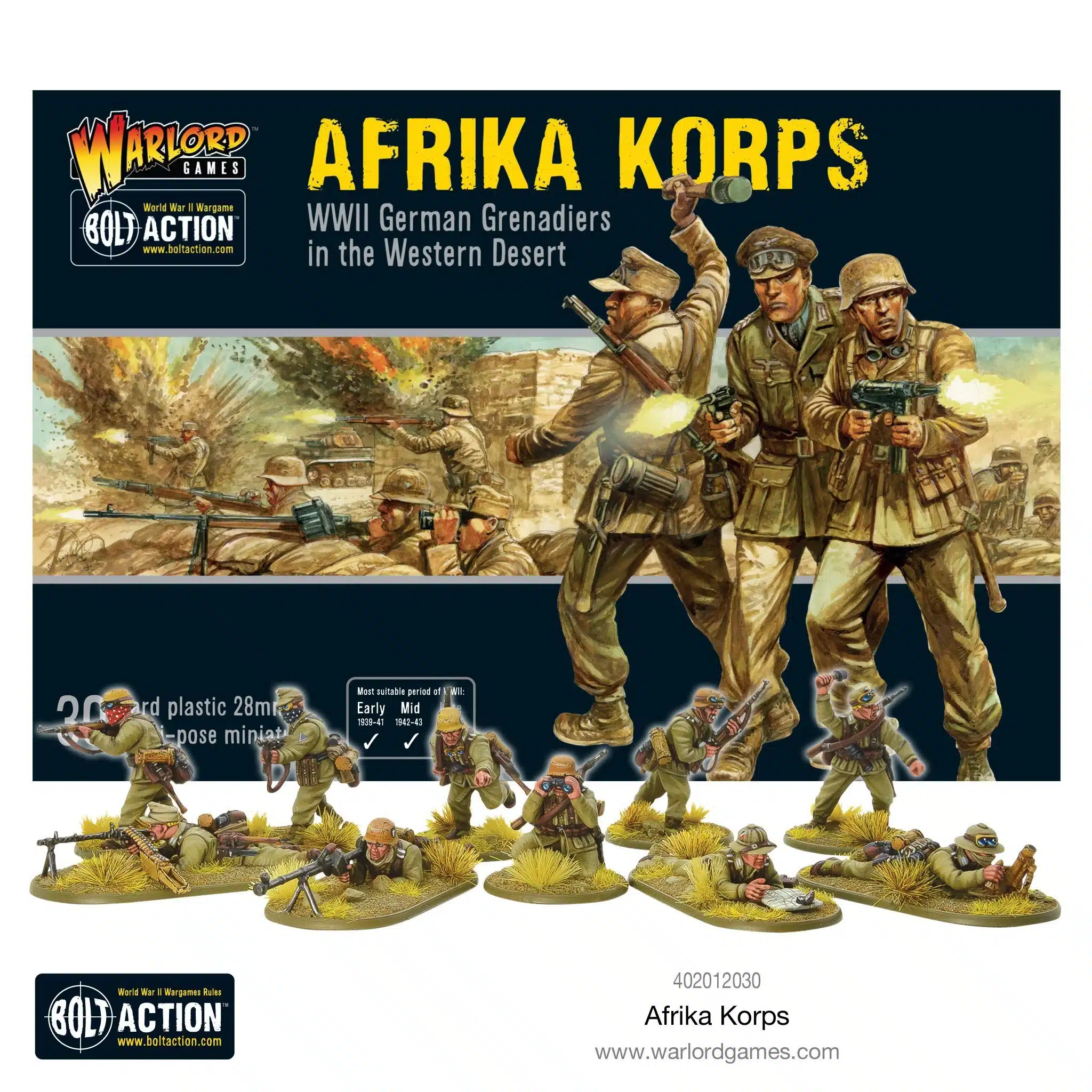 Bolt Action Germans Afrika Korps vous permettent de revivre la bataille emblématique des Ardennes de la deuxieme guerre mondiale