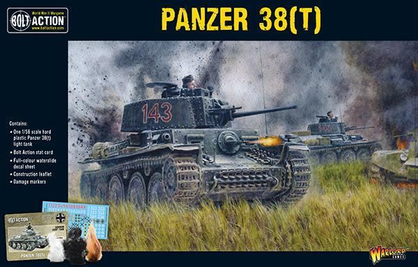 Bolt Action German Panzer 38(t)  vous permet de revivre les batailles entre les pilotes de chars emblématiques de la deuxieme guerre mondiale