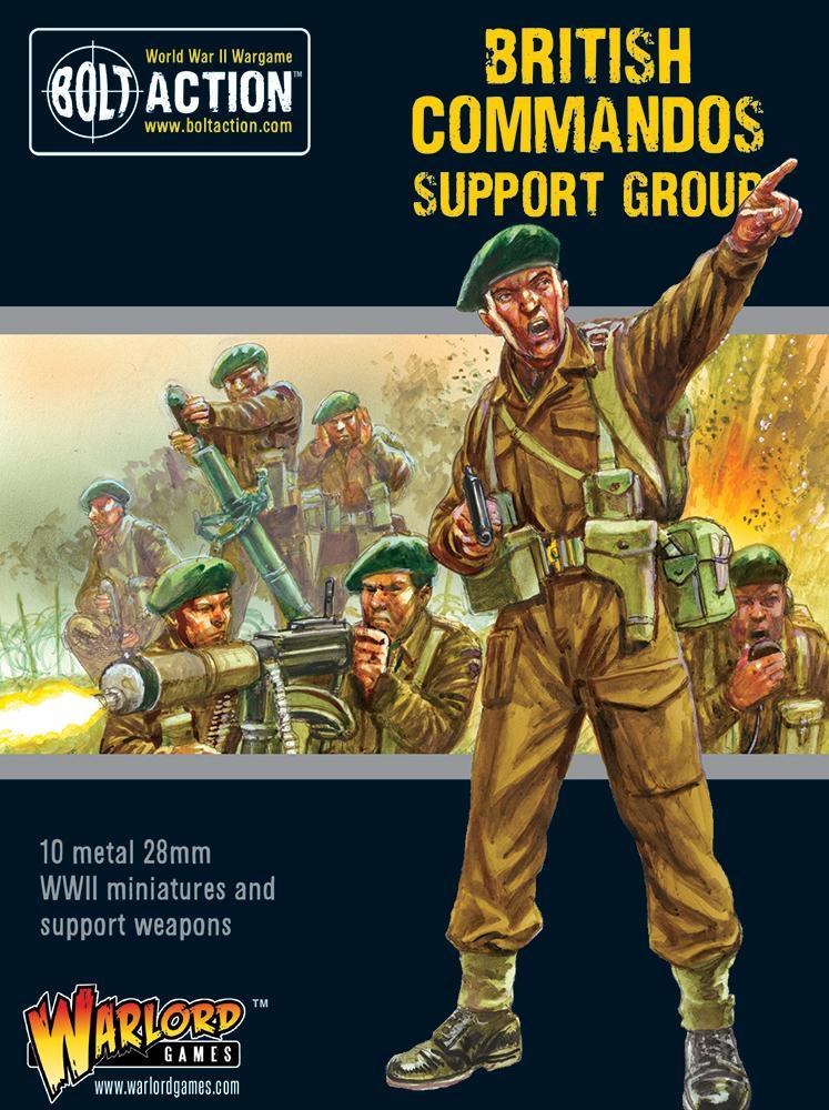 Bolt Action British Commandos Support Group vous permettent de revivre la bataille emblématique des Ardennes ou autre batailles de la deuxieme guerre mondiale