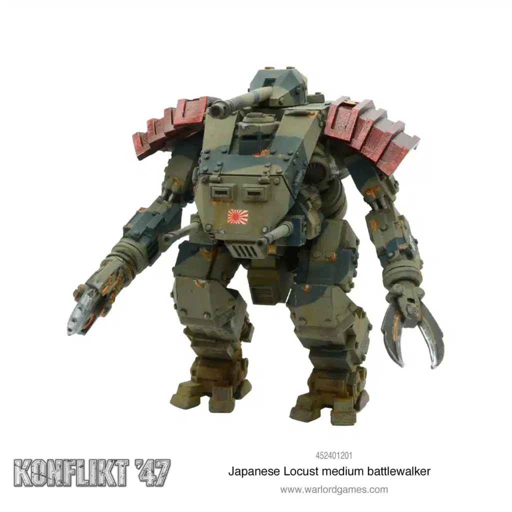 Konflikt '47 Inago Medium Walker est l'une des sorties qui accompagne le nouveau starter du jeu de warlord games appelé konflikt 47