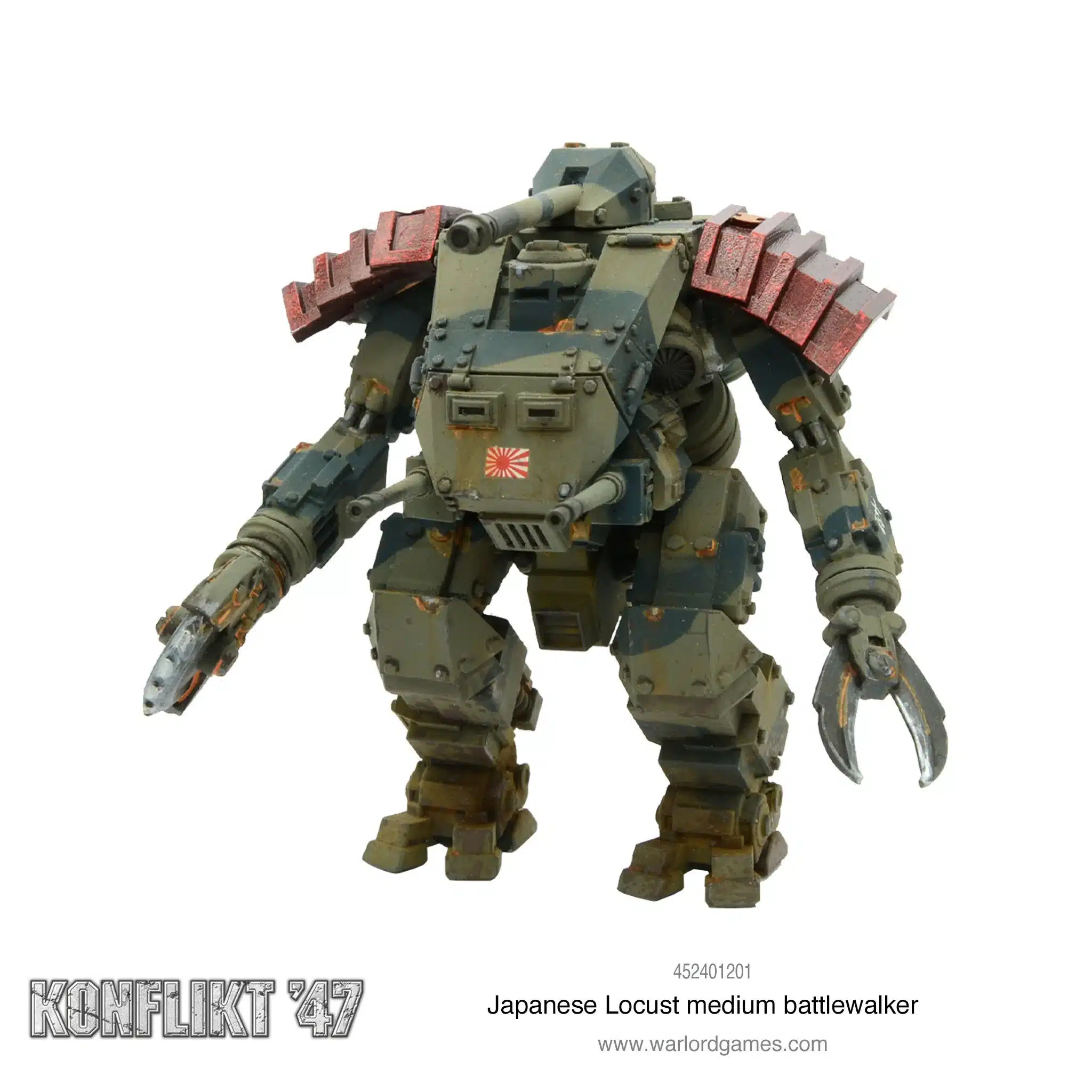 Konflikt '47 Inago Medium Walker est l'une des sorties qui accompagne le nouveau starter du jeu de warlord games appelé konflikt 47