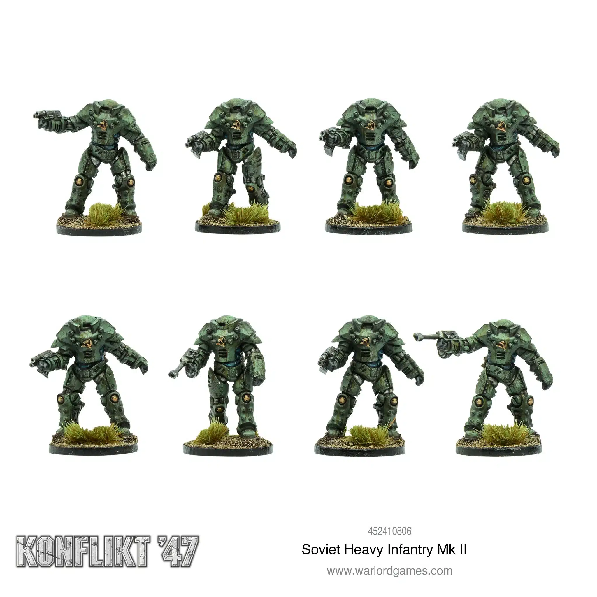 Konflikt '47 Guards MKII Armoured Infantry est l'une des sorties qui accompagne le nouveau starter du jeu de warlord games appelé konflikt 47