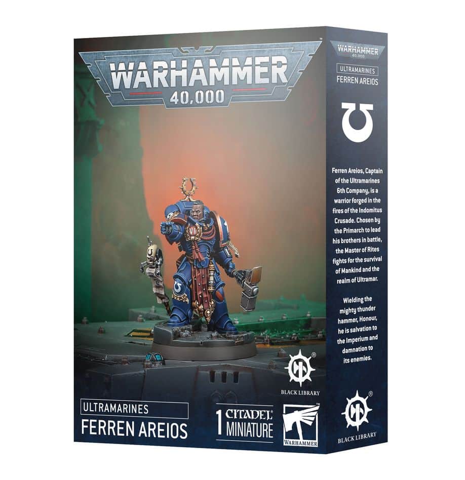 Space Marines Ferren Areios est une nouveauté de decembre , hommage aux vétérans et héros de votre Chapitre.