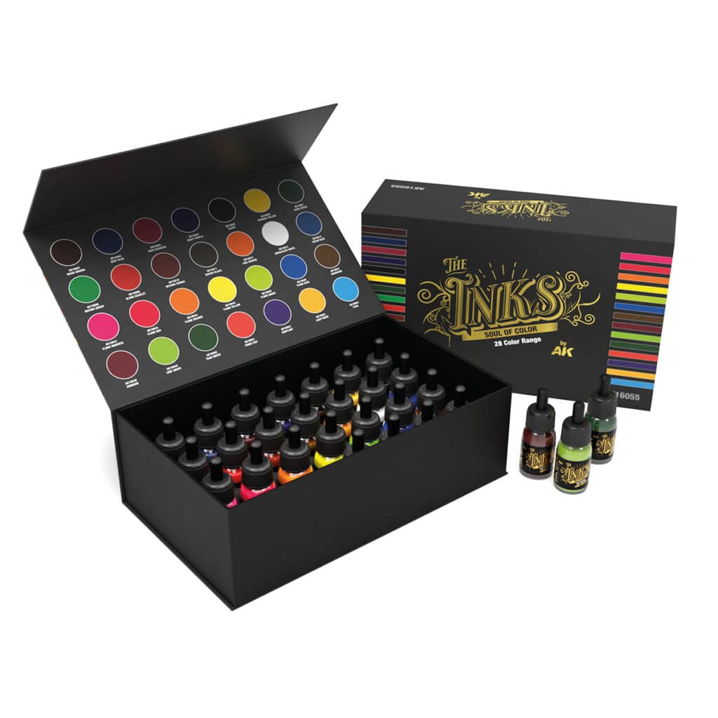 Maxireves a choisi pour vous ce superbe Ak Coffret The Inks Soul of color afin que vous puissiez découvrir la magnifique gamme de set AK 3G