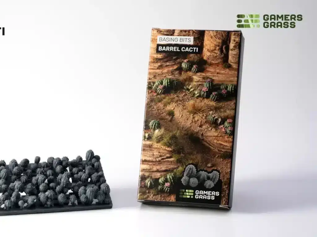 GamersGrass Barrel Cacti Basing Bits est la nouveauté de Gamersgrass , ce specialiste mondial de la fabrication de touffes et accessoires