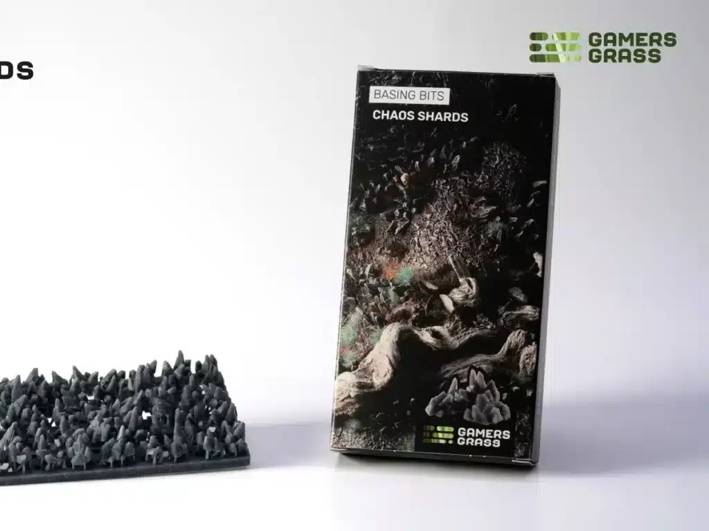 GamersGrass Chaos Shards Basing Bits est la nouveauté de Gamersgrass , ce specialiste mondial de la fabrication de touffes et accessoires