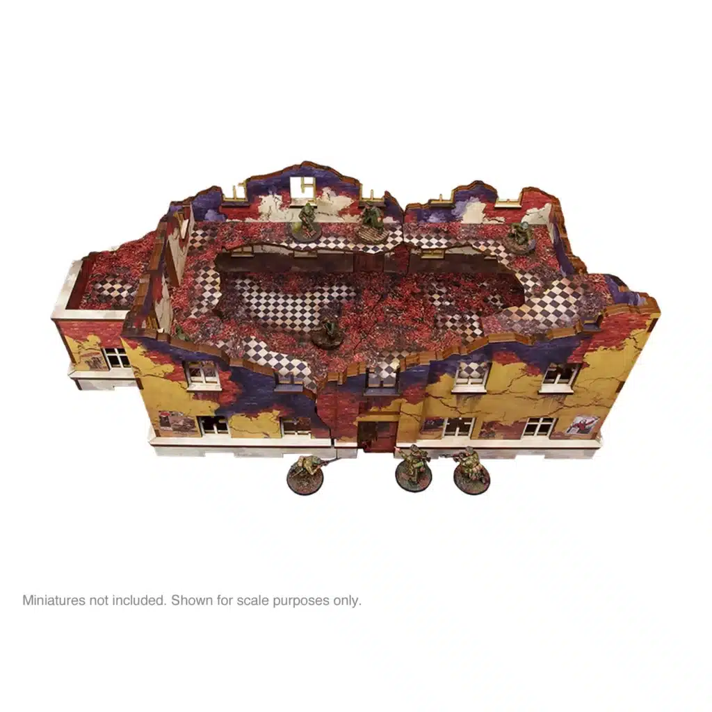 Pre-Painted WW2 Ostfront Stalingrad School Bundle vous permet de realiser facilement et avec un superbe rendu un decor des batailles en territoire russe