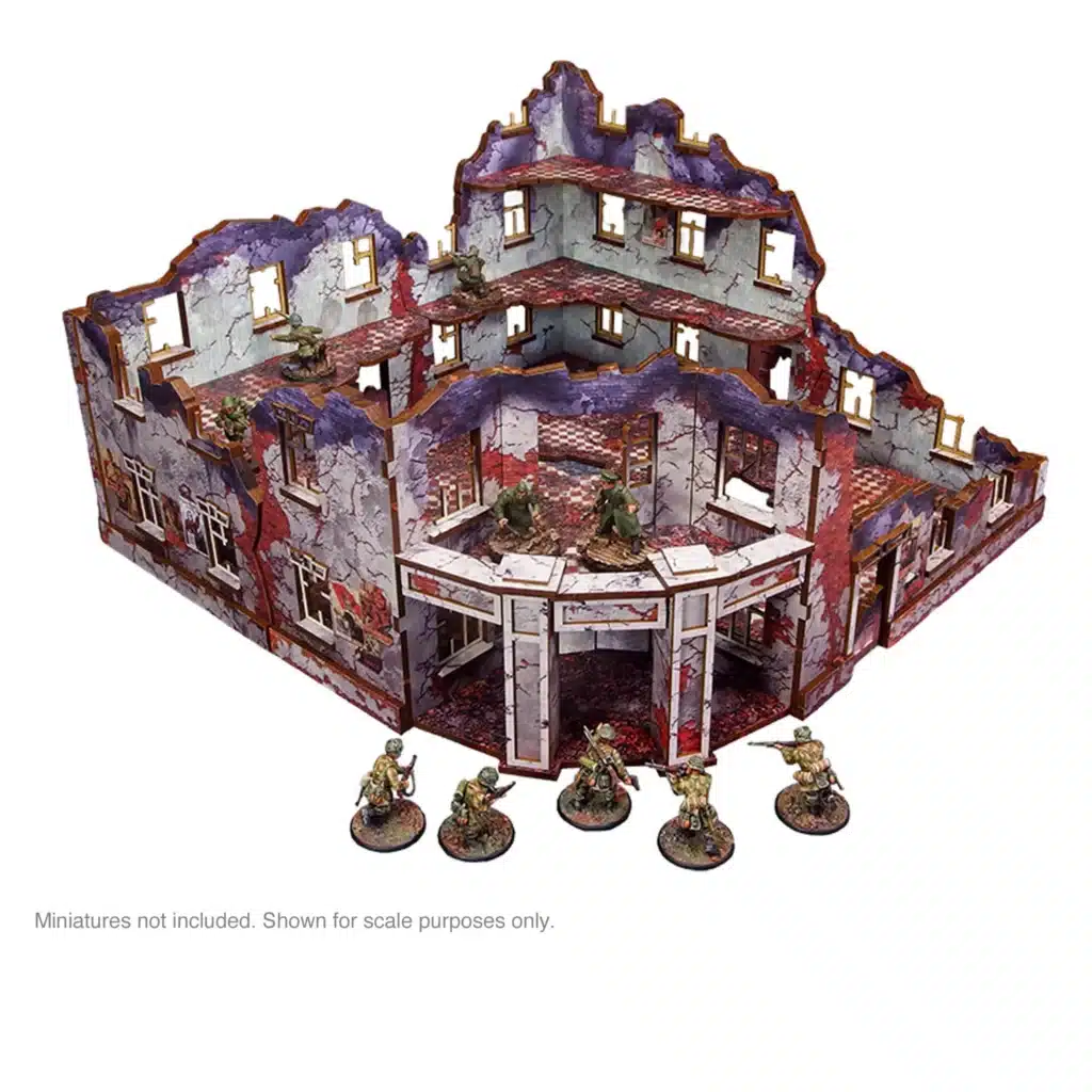 Pre-Painted WW2 Ostfront Stalingrad Univermag Bundle vous permet de realiser facilement et avec un superbe rendu un decor des batailles en territoire russe