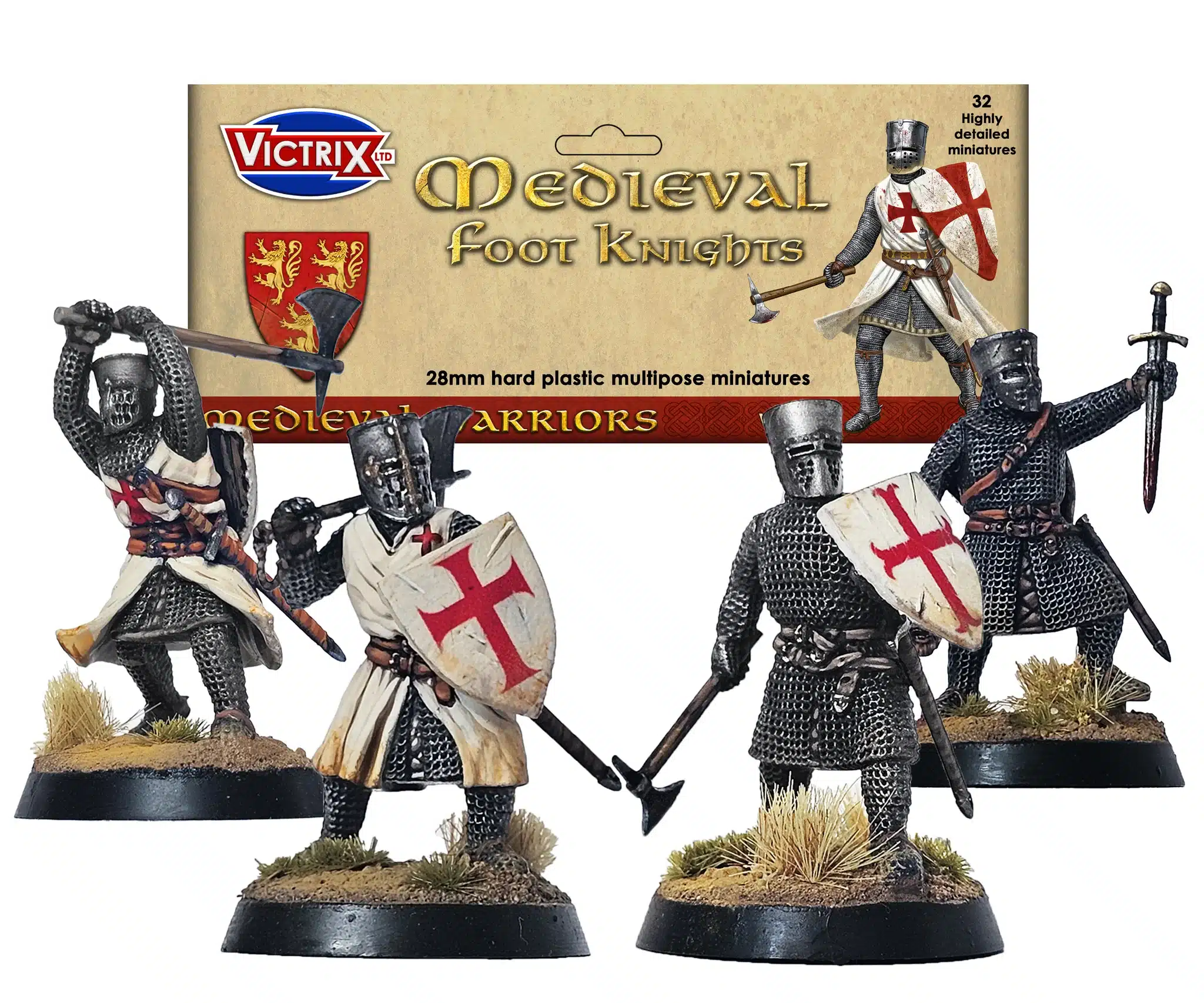 Vitrix Norman Cavalry est l'une des boites de figurines plastiques pour jouer à la nouvelle extension de Saga l'Age des Vikings