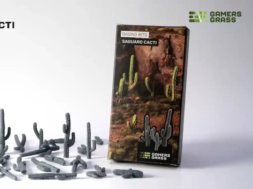 GamersGrass Saguaro Cacti Basing Bits est la nouveauté de Gamersgrass , ce specialiste mondial de la fabrication de touffes et accessoires